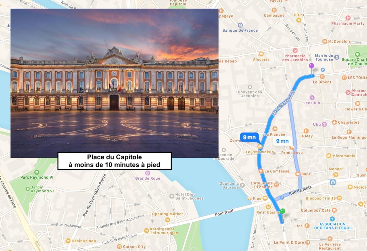 L'Estival - Appartement Au Calme Toulouse Hypercentre מראה חיצוני תמונה